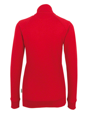 Damen College Sweatjacke Rot